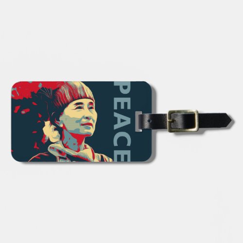 THE FIGHTER _ Aung San Suu Kyi Custom Luggage Tag