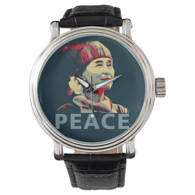 THE FIGHTER - Aung San Suu Kyi | Custom Watch (Front)