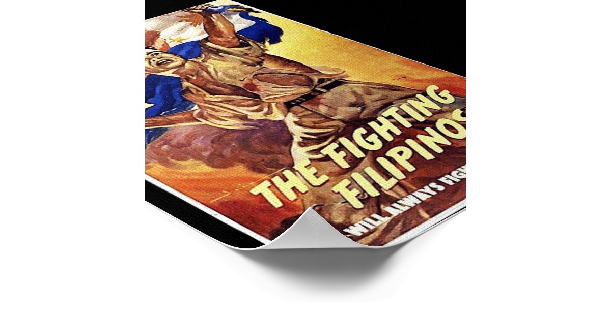 The Fighting Filipinos Poster Zazzle The Fighting Filipinos Poster Zazzle
