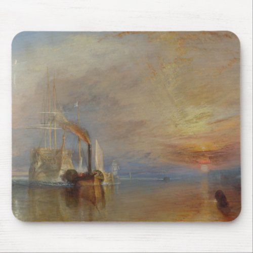 The Fighting Temeraire by JMW Turner Mouse Pad