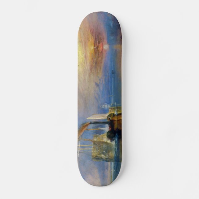 The Fighting Temeraire by J. M. W. Turner Skateboard (Front)
