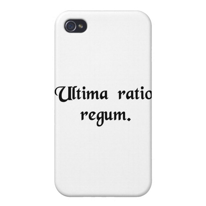 The final argument of kings. iPhone 4 covers