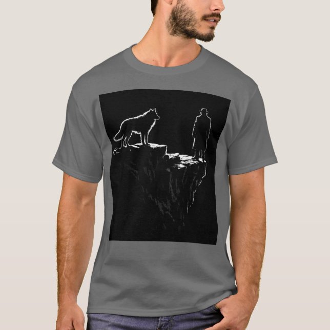 The Final Ascension – Lone Wolf Mindset Minimalist T-Shirt (Front)