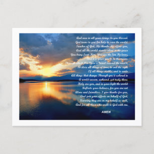 The Final Prayer photo postcard