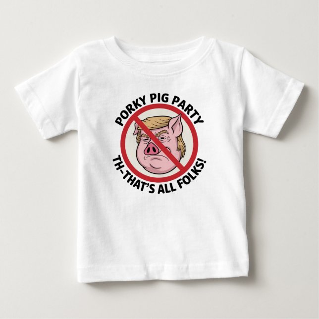 The Final Snort: Ending the Political Monopoly Baby T-Shirt (Front)
