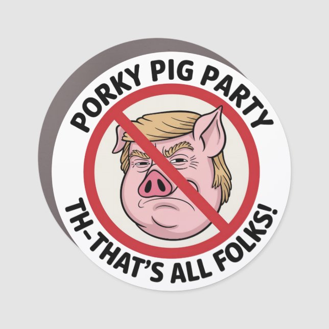 The Final Snort: Ending the Political Monopoly Car Magnet (Front)