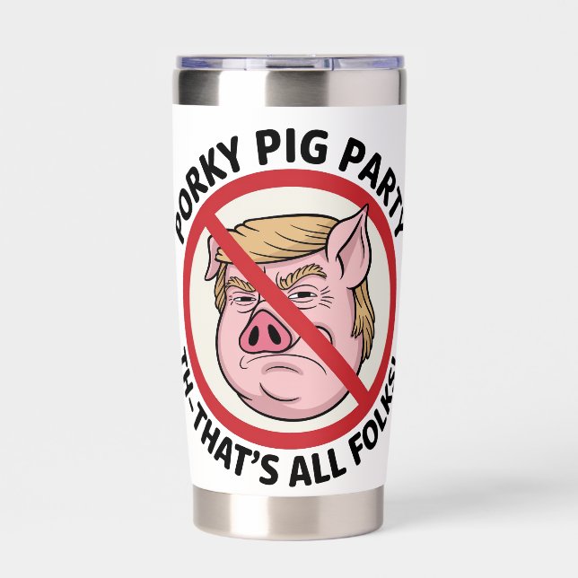 The Final Snort: Ending the Political Monopoly Insulated Tumbler (Front)