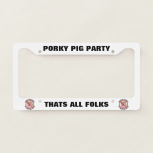 The Final Snort: Ending the Political Monopoly License Plate Frame