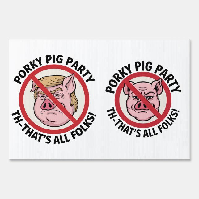 The Final Snort: Ending the Political Monopoly Sign (Front)