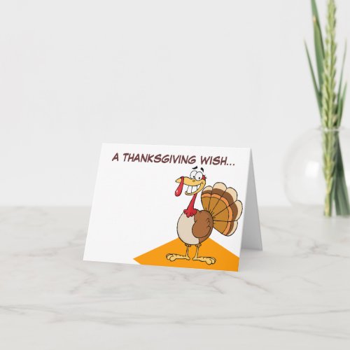 The Final Thanksgiving Wish of a Doomed Turkey Holiday Card