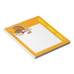 Happy Thanksgiving Notepads | Zazzle