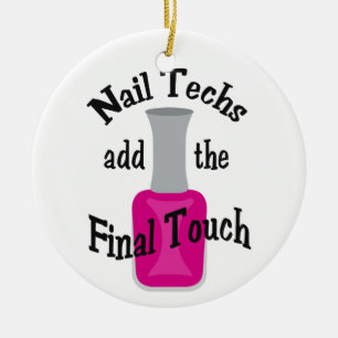 The Final Touch Ceramic Ornament