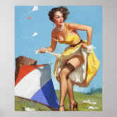 The Babes Of Bourbon Sexy Vintage Pinup Girl In Lingerie Drinking Whiskey  Art Art Print by The Whiskey Ginger