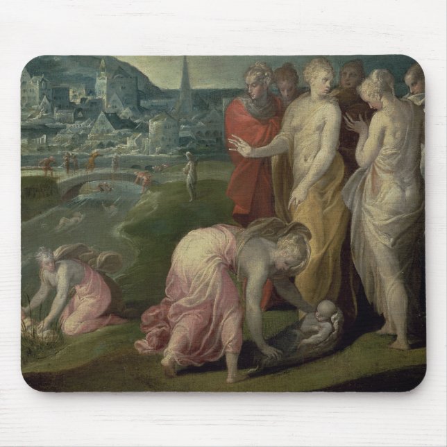 The Finding of Moses (oil on canvas) Mouse Pad (Front)