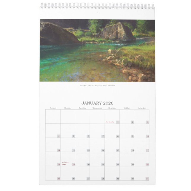 The Fine Art of BRENT COTTON  2015 Calendar (Jan 2026)