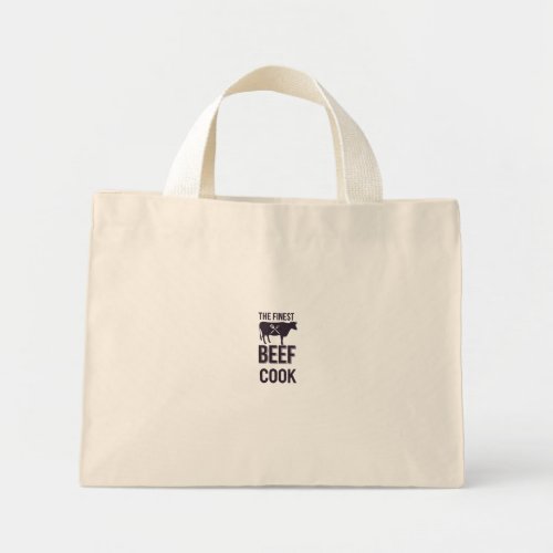 The finest beef cook mini tote bag