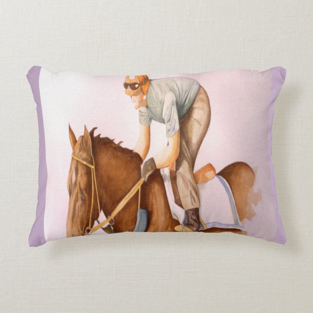 The Finish Line Accent Pillow (Front)