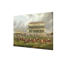 The Finish of the Epsom Derby in 1822 Canvas Print