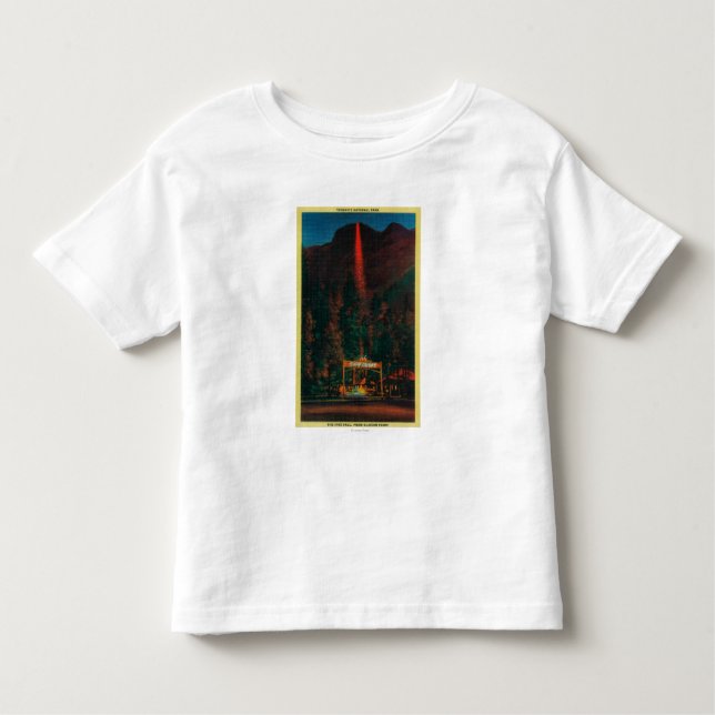 The Fire Fall from Glacier Point Toddler T-shirt (Front)