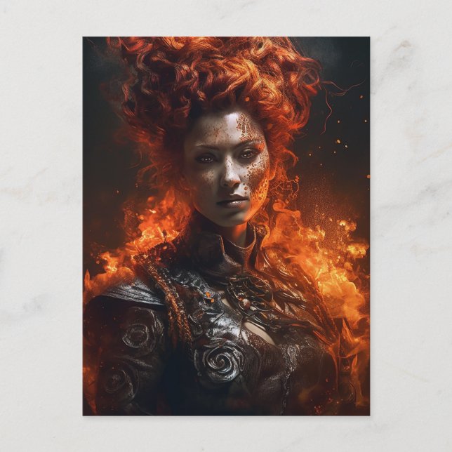The Fire Goddess Postcard (Front)