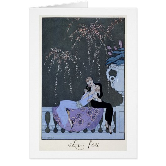 The Fire, illustration for 'Fetes Galantes' by Pau (Front)