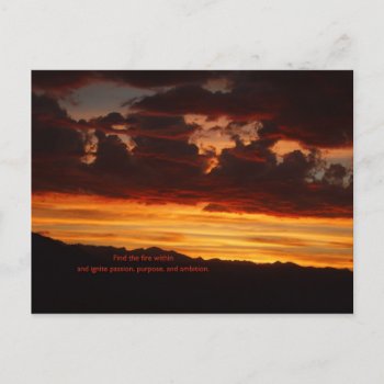 The Fire Within Postcard by rdwnggrl at Zazzle