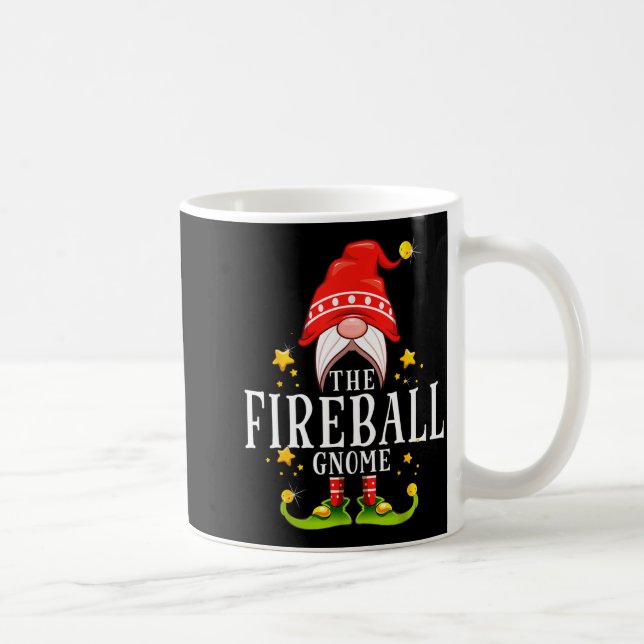 The Fireball Gnome Christmas Matching  Coffee Mug (Right)