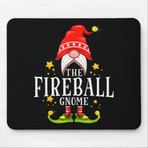 The Fireball Gnome Christmas Matching Mouse Pad