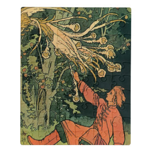 “The Firebird” Fairy Tale Art by Ivan Bilibin Jigsaw Puzzle