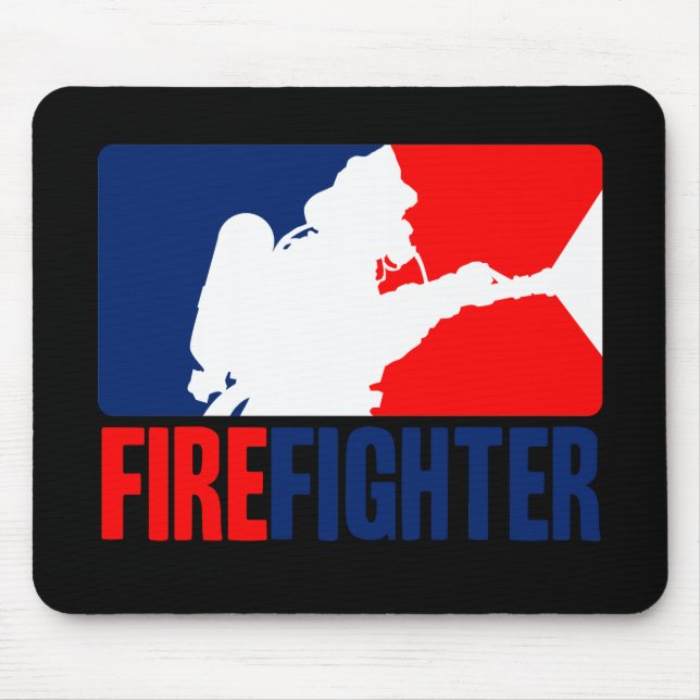 The Firefighter Action Mouse Pad (Front)