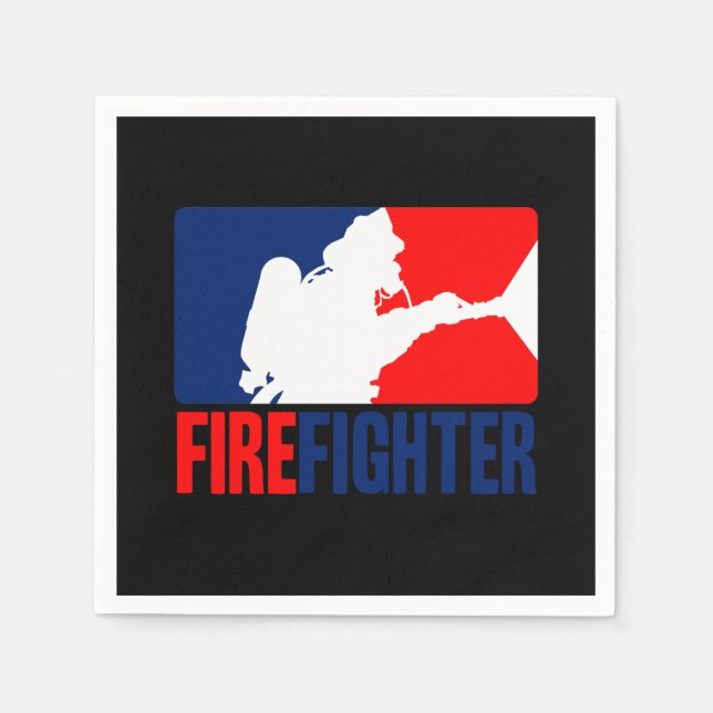 The Firefighter Action Napkins (Front)