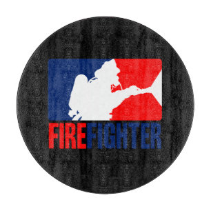 The Firefighter Headliner in Tri-colors Cutting Board