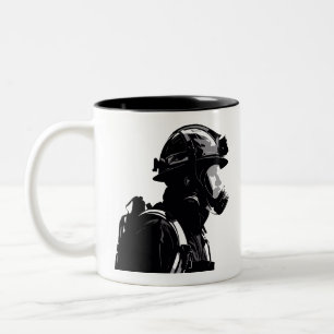 The Firefighter Talked About His Fear Two-Tone Coffee Mug