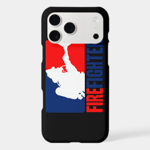 The Firefighter Vibrant Red and Blue iPhone 17 Pro Max Case