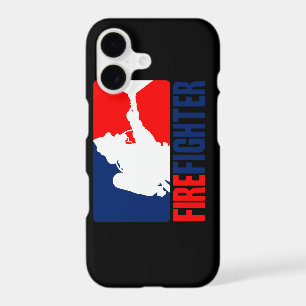 The Firefighter Vibrant Red and Blue iPhone 17 Case