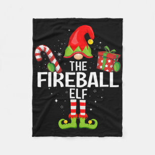 The Firell Elf Family Christmas Pajama Xmas  Fleece Blanket