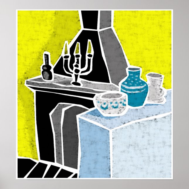 The Fireplace Poster (Front)