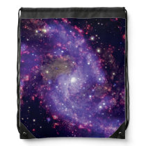 The Fireworks Galaxy Outer Space Photo Drawstring Bag The Fireworks Galaxy Outer Space Photo Drawstring Bag