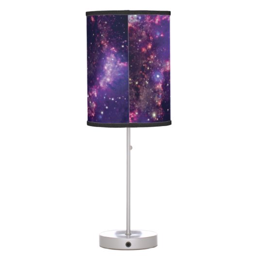 The Fireworks Galaxy Outer Space Photo Table Lamp (Back)