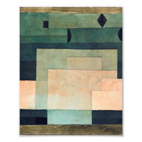 The Firmament Above the Temple 1922 by Paul klee Photo Print