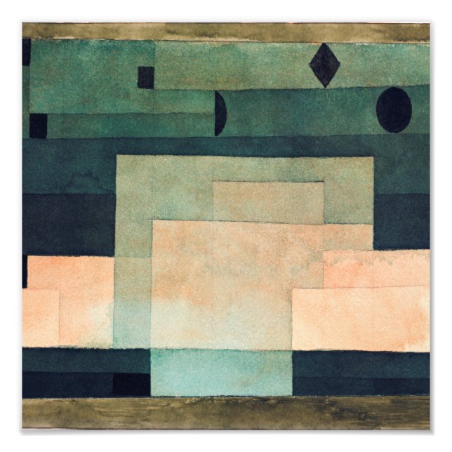 The Firmament Above the Temple (1922) by Paul klee Photo Print (Front)