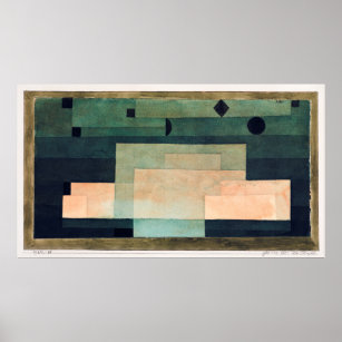 The Firmament Above the Temple (1922) by Paul Klee Poster