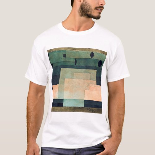 The Firmament Above the Temple 1922 by Paul klee T_Shirt