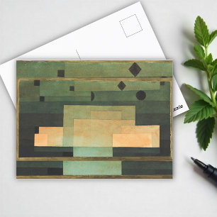 The Firmament Above the Temple, Paul Klee Art Postcard