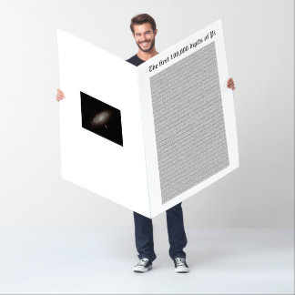 The first 100,000 digits of Pi Card