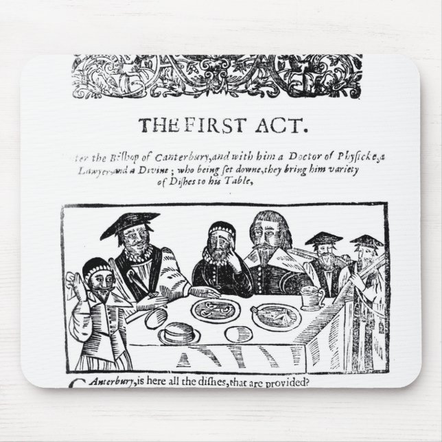 The First Act, a satirical play against Mouse Pad (Front)