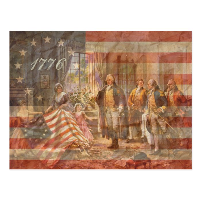 The First American Flag Post Cards