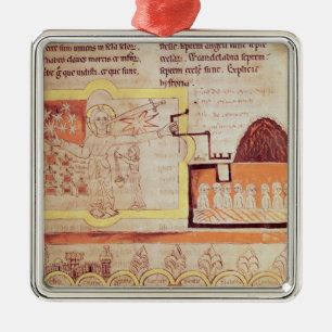 The First Appearance of the Son of Man Metal Ornament