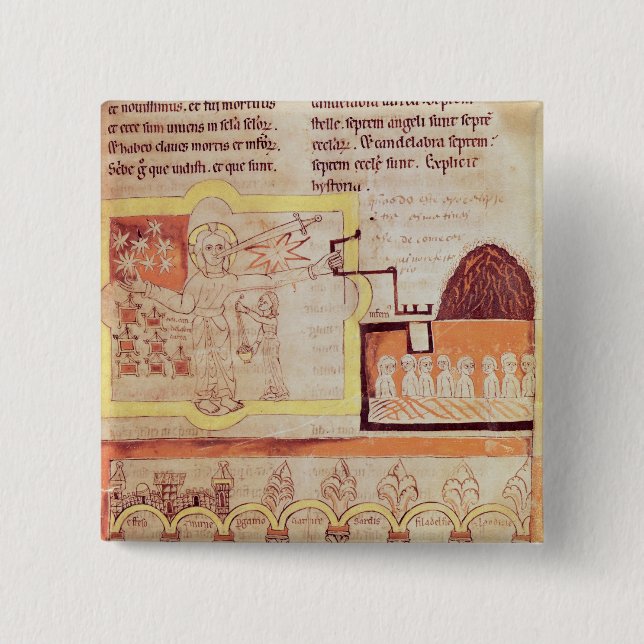 The First Appearance of the Son of Man Pinback Button (Front)