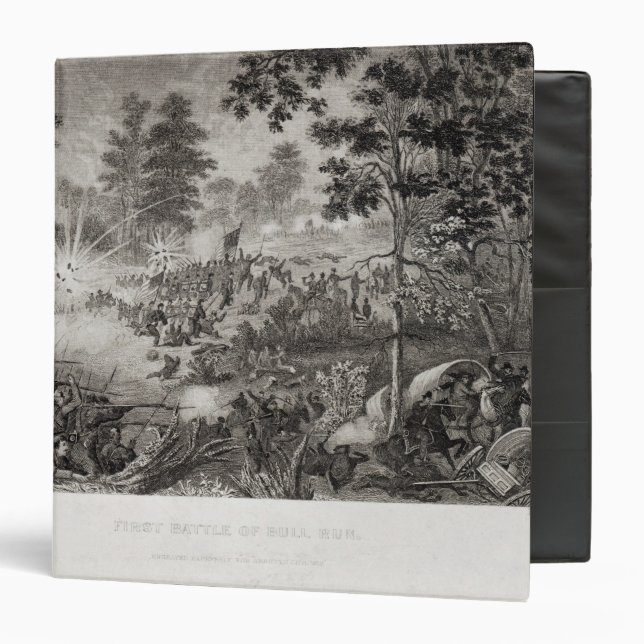 The First Battle of Bull Run 3 Ring Binder (Front/Inside)